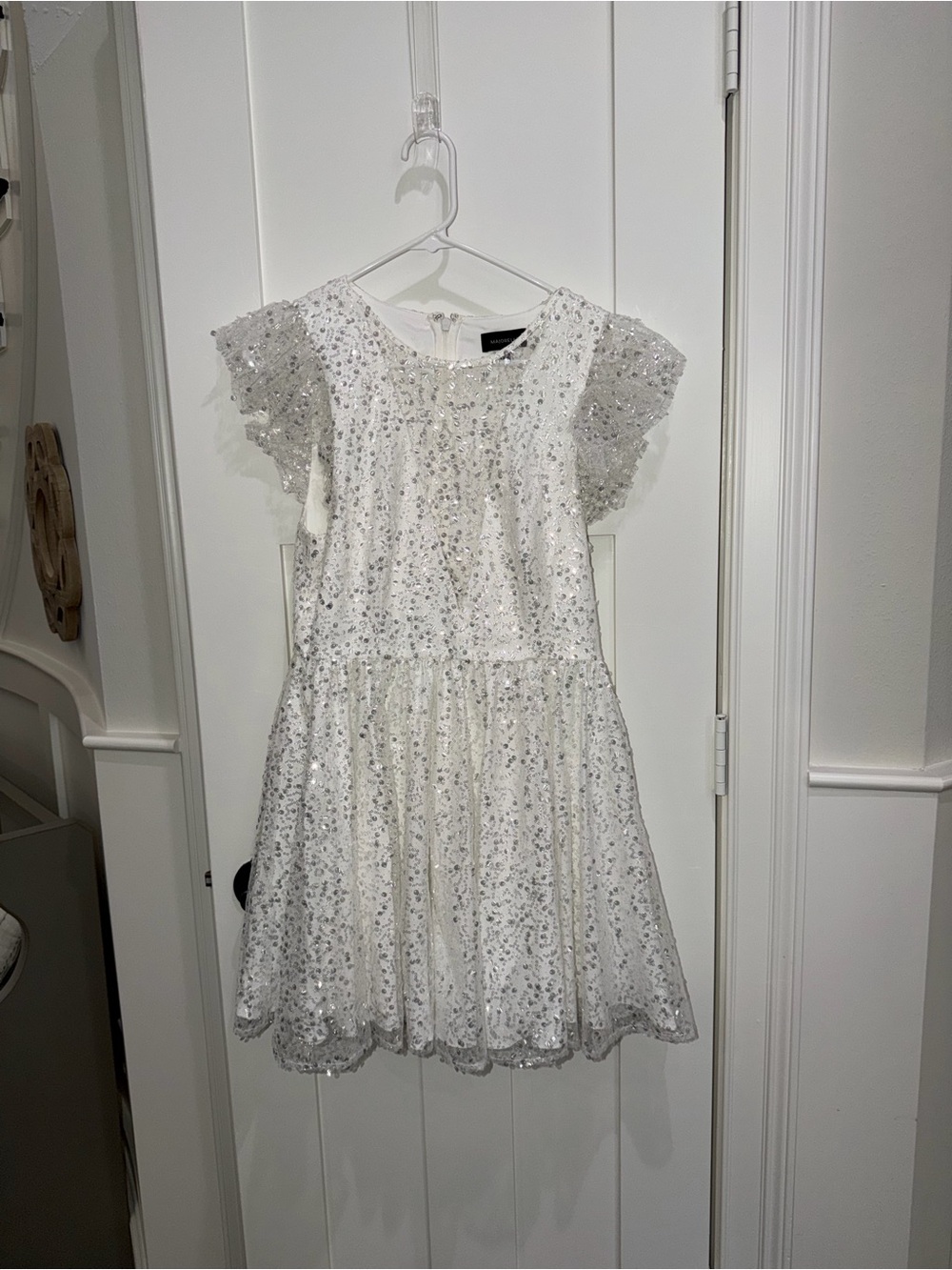Marjorelle Women’s White Sequin Party Dress